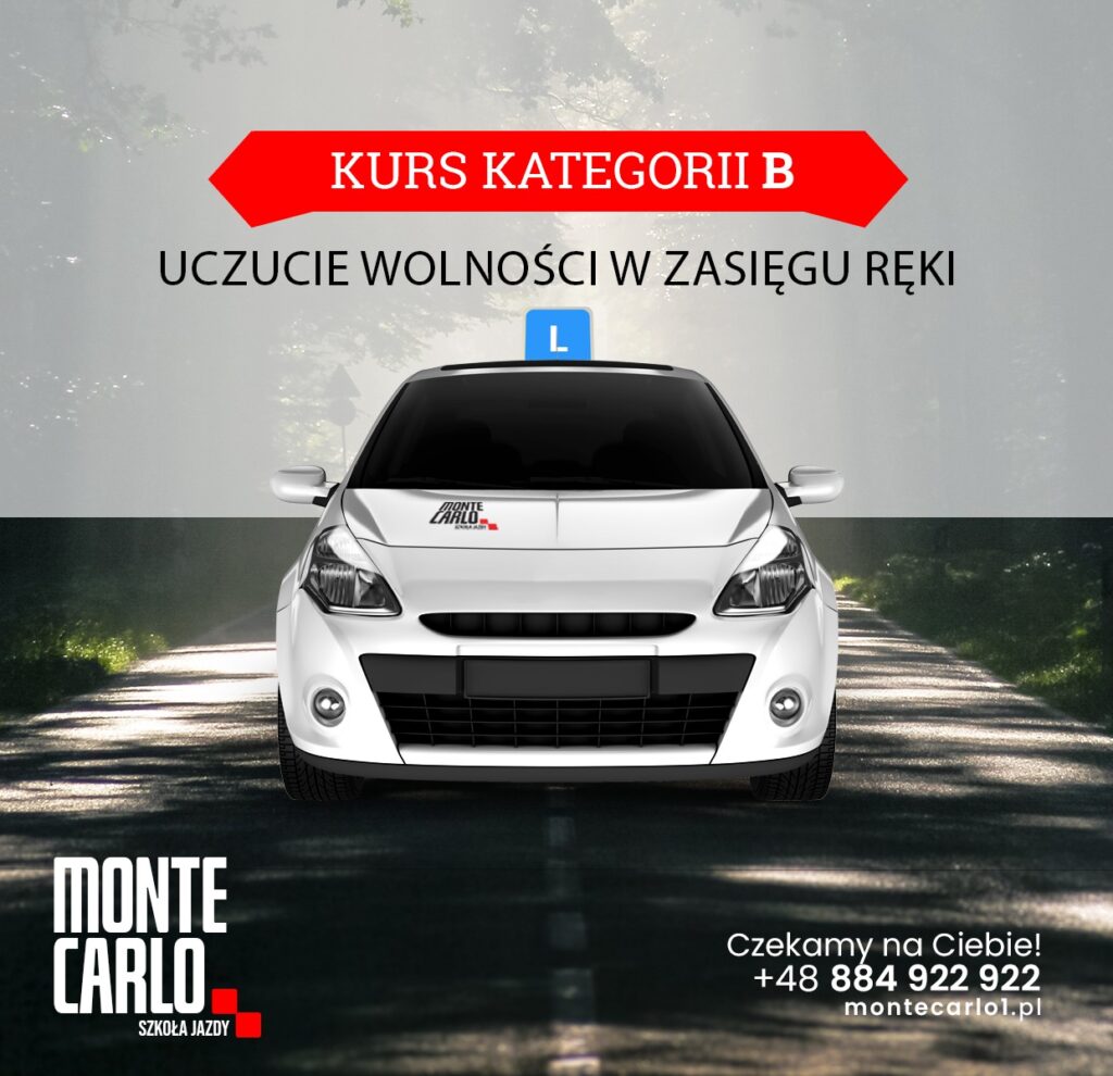 Kurs prawa jazdy kategorii B w Ostrowcu Świętokrzyskim Monte Carlo