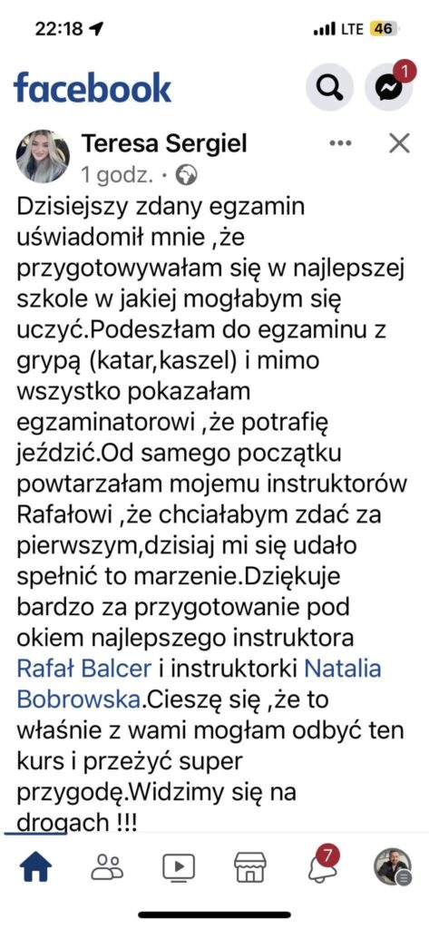 Szkoła jazdy Wągrowiec OSK Camaro opinia