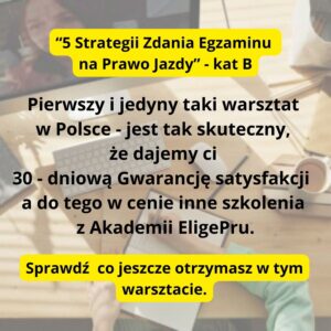 “5 Strategii zdania egzaminu na prawo jazdy kat B