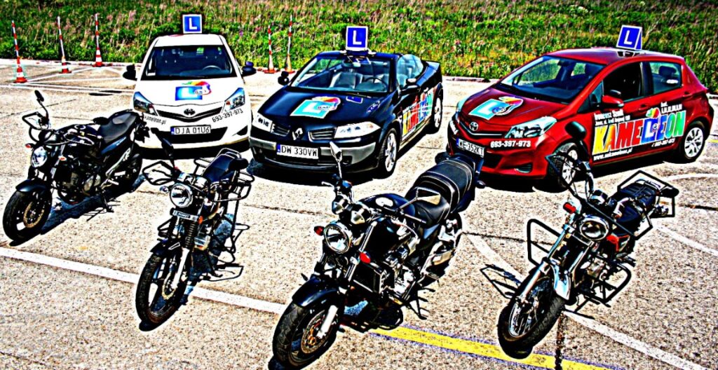 Flota w szkole jazdy Kameleon w Jaworze