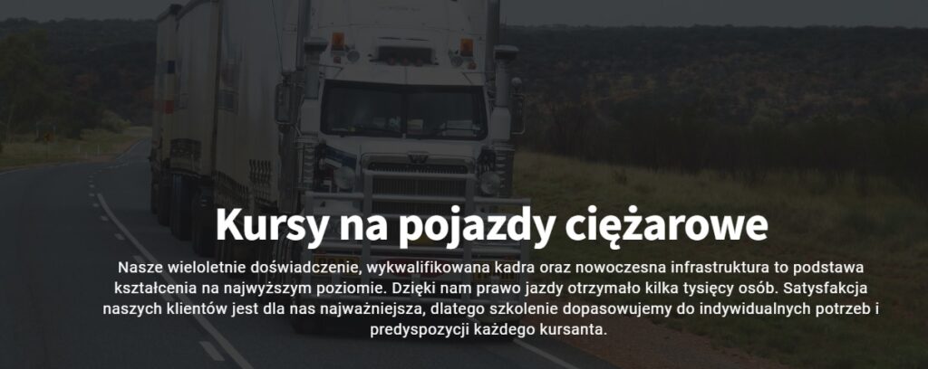 Kurs prawa jazdy na pojazdy ciężarowe w Top-Car w Bełchatowie