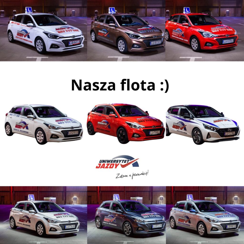 Nasza flota w Uniwersytecie Jazdy w Lublinie