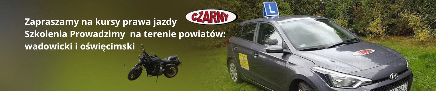 Nauka jazdy Wadowice i Oświęcim OSK Czarny