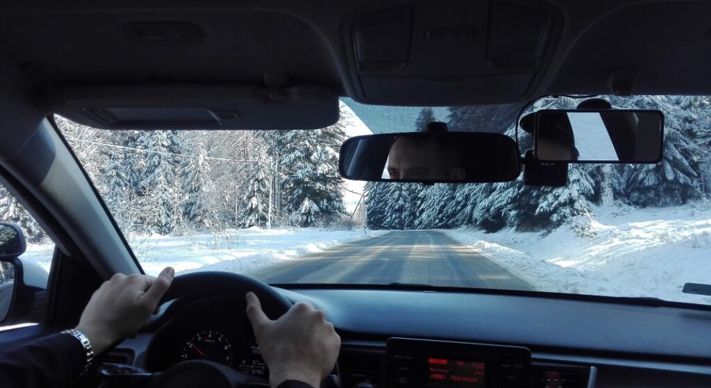 Nauka jazdy w zimowych warunkach OSK DeL w Jedlicze