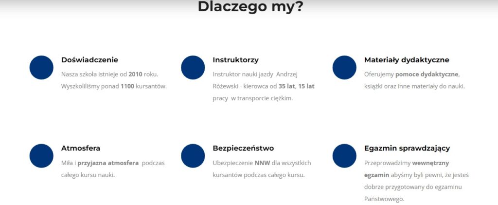 OSK Andrzej Różewski Kostrzyn szkoła jazdy dlaczego wybrać nas