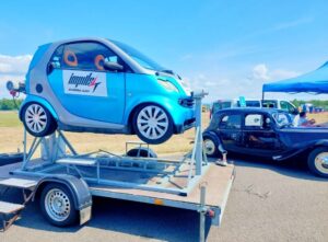 Symulatro dachowania w szkole jazdy Impuls w Krośnie