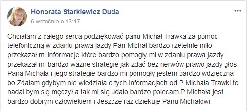 opinia o 5 strategiach zdania Pani Honorata